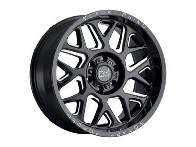 Black Rhino Reaper Gloss Black Milled 6-Lug Wheel; 20x11.5; -44mm Offset (14-18 Sierra 1500)