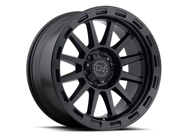 Black Rhino Revolution Matte Black 6-Lug Wheel; 18x9; -12mm Offset (14-18 Sierra 1500)