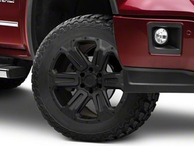 Black Rhino Wanaka Matte Black 6-Lug Wheel; 20x9; 12mm Offset (14-18 Sierra 1500)