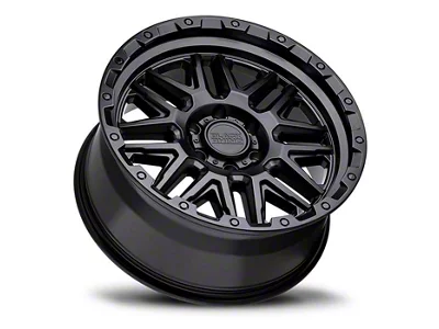 Black Rhino Alamo Matte Black with Black Bolts 6-Lug Wheel; 20x9; -18mm Offset (14-18 Silverado 1500)