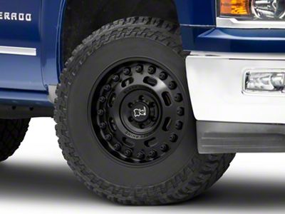 Black Rhino Axle Matte Black 6-Lug Wheel; 18x9.5; -18mm Offset (14-18 Silverado 1500)