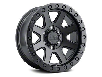 Black Rhino Baker Matte Black 6-Lug Wheel; 18x9; 12mm Offset (14-18 Silverado 1500)