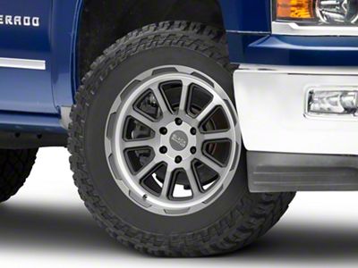 Black Rhino Chase Brushed Gunmetal 6-Lug Wheel; 20x9.5; -18mm Offset (14-18 Silverado 1500)