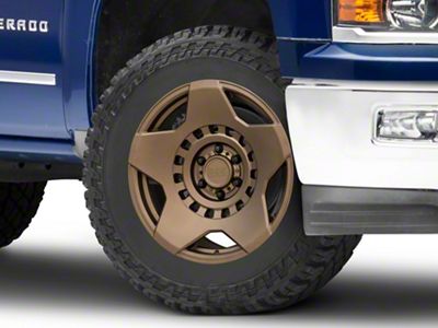 Black Rhino Muzzle Matte Bronze 6-Lug Wheel; 20x9; 12mm Offset (14-18 Silverado 1500)