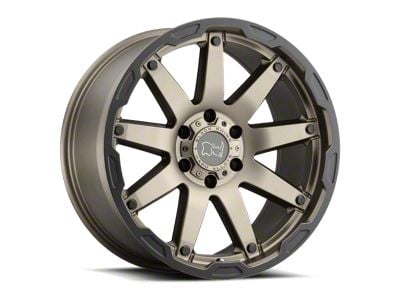 Black Rhino Oceano Matte Bronze with Black Ring 6-Lug Wheel; 20x9.5; 12mm Offset (14-18 Silverado 1500)