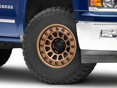 Black Rhino Outback Matte Bronze 6-Lug Wheel; 17x8; 32mm Offset (14-18 Silverado 1500)