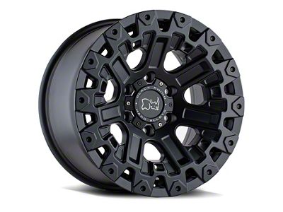 Black Rhino Ozark Matte Black 6-Lug Wheel; 17x9.5; 12mm Offset (14-18 Silverado 1500)