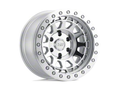 Black Rhino Primm Silver with Mirror Face and Machined Ring 6-Lug Wheel; 18x9.5; -12mm Offset (14-18 Silverado 1500)