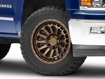 Black Rhino Raid Matte Bronze 6-Lug Wheel; 20x9.5; -18mm Offset (14-18 Silverado 1500)
