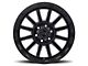 Black Rhino Revolution Matte Black 6-Lug Wheel; 18x9; -12mm Offset (14-18 Silverado 1500)