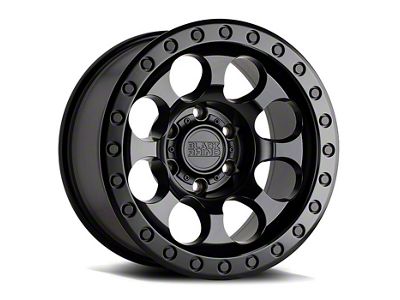 Black Rhino Riot Matte Black 6-Lug Wheel; 17x9; 12mm Offset (14-18 Silverado 1500)