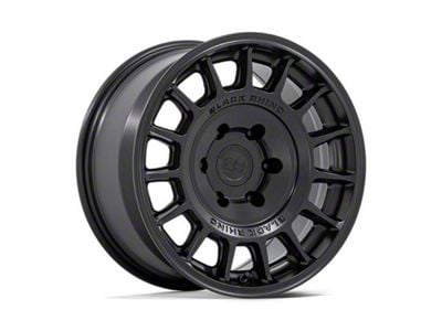 Black Rhino Voll Matte Black 6-Lug Wheel; 17x8.5; 0mm Offset (14-18 Silverado 1500)