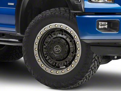 Black Rhino Abrams Gloss Gunblack with Machined Dark Tint 6-Lug Wheel; 20x9.5; 12mm Offset (15-20 F-150)