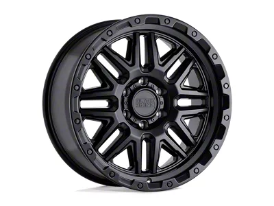 Black Rhino Alamo Matte Black with Black Bolts 6-Lug Wheel; 20x9; 12mm Offset (15-20 F-150)