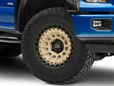 Black Rhino Barrage Desert Sand on Matte Black 6-Lug Wheel; 18x9; 0mm Offset (15-20 F-150)