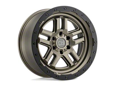 Black Rhino Barstow Matte Bronze with Matte Black Ring 6-Lug Wheel; 18x9.5; 12mm Offset (15-20 F-150)