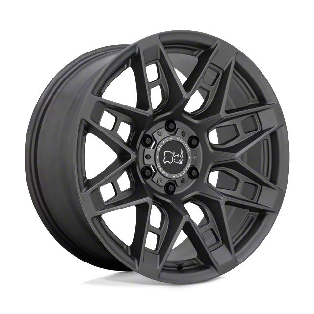 Black Rhino Caprock Matte Gunmetal 6-Lug Wheel; 17×8.5; 0mm Offset (15-20 F-150)