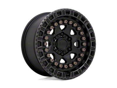 Black Rhino Carbine Matte Black with Machined Tinted Ring and Bronze Bolts 6-Lug Wheel; 18x9; 10mm Offset (15-20 F-150)