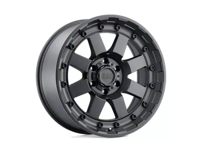 Black Rhino Cleghorn Matte Black 6-Lug Wheel; 18x9; 12mm Offset (15-20 F-150)