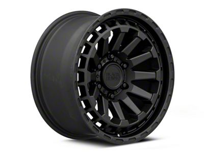 Black Rhino Raid Matte Black 6-Lug Wheel; 17x8.5; -18mm Offset (15-20 F-150)