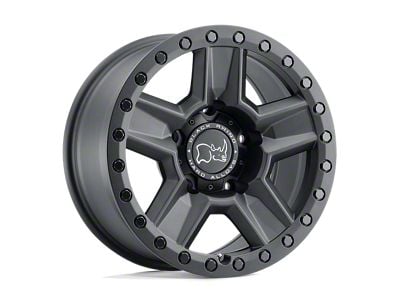 Black Rhino Ravine Matte Black 6-Lug Wheel; 17x8.5; 12mm Offset (15-20 F-150)