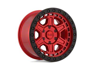Black Rhino Reno Candy Red with Black Ring and Bolts 6-Lug Wheel; 17x9; 0mm Offset (15-20 F-150)
