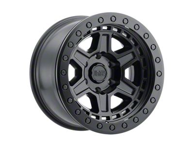 Black Rhino Reno Matte Black with Brass Bolts 6-Lug Wheel; 17x8.5; 0mm Offset (15-20 F-150)