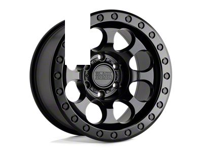 Black Rhino Riot Matte Black 6-Lug Wheel; 17x8.5; 0mm Offset (15-20 F-150)