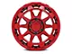 Black Rhino Rotor Candy Red 6-Lug Wheel; 18x9; 12mm Offset (15-20 F-150)