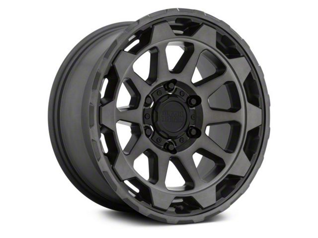 Black Rhino Rotor Matte Gunmetal 6-Lug Wheel; 17x8.5; 12mm Offset (15-20 F-150)