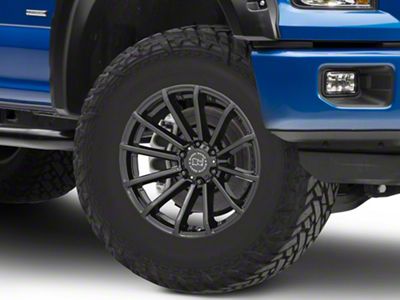 Black Rhino Rotorua Gloss Black 6-Lug Wheel; 17x9.5; 12mm Offset (15-20 F-150)