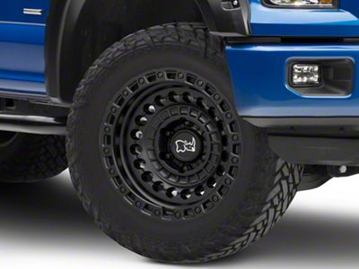 Black Rhino Sentinel Matte Black 6-Lug Wheel; 20x9.5; 12mm Offset (15-20 F-150)