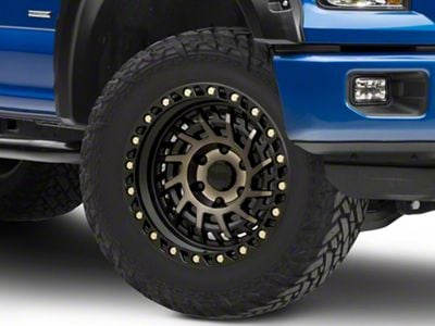 Black Rhino Shredder Matte Black with Machined Dark Tint 6-Lug Wheel; 20x9.5; 12mm Offset (15-20 F-150)