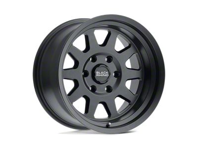 Black Rhino Stadium Matte Black 6-Lug Wheel; 17x9; 12mm Offset (15-20 F-150)