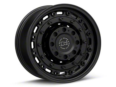 Black Rhino Arsenal Textured Matte Black 8-Lug Wheel; 18x9.5; -18mm Offset (15-19 Sierra 2500 HD)