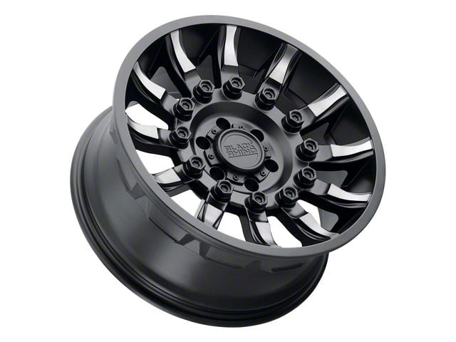 Black Rhino Mission Matte Black Machined 8-Lug Wheel; 20x11.5; -44mm Offset (15-19 Sierra 2500 HD)