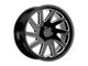 Black Rhino Thrust Gloss Black with Milled Spokes 8-Lug Wheel; 20x9.5; -18mm Offset (15-19 Sierra 2500 HD)