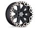 Black Rhino Warlord Matte Black with Machined Dark Tint 8-Lug Wheel; 18x9; -12mm Offset (15-19 Sierra 2500 HD)