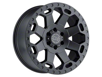 Black Rhino Warlord Matte Gunmetal 8-Lug Wheel; 17x9; -12mm Offset (15-19 Sierra 2500 HD)