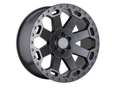 Black Rhino Warlord Matte Gunmetal 8-Lug Wheel; 20x9; 12mm Offset (15-19 Sierra 2500 HD)