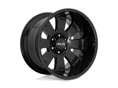 Black Rhino Pinatubo Gloss Black with Milled Inside Window 8-Lug Wheel; 18x9.5; 6mm Offset (15-19 Sierra 3500 HD SRW)