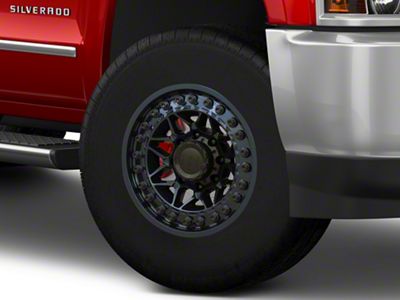 Black Rhino Alpha Midnight Blue 8-Lug Wheel; 18x9; 0mm Offset (15-19 Silverado 2500 HD)