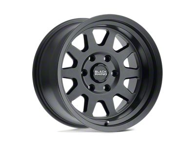 Black Rhino Thrust Gloss Black with Milled Spokes 8-Lug Wheel; 22x12; -44mm Offset (15-19 Silverado 2500 HD)