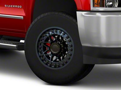 Black Rhino Alpha Midnight Blue 8-Lug Wheel; 18x9; 20mm Offset (15-19 Silverado 3500 HD SRW)