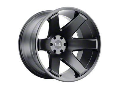 Black Rhino Raze Matte Black 8-Lug Wheel; 20x12; -44mm Offset (15-19 Silverado 3500 HD SRW)