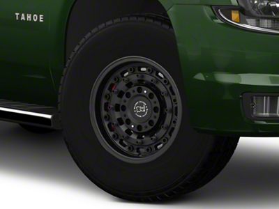 Black Rhino Arsenal Textured Matte Black 6-Lug Wheel; 17x9.5; 12mm Offset (15-20 Tahoe)