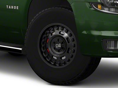 Black Rhino Axle Matte Black 6-Lug Wheel; 17x9.5; 6mm Offset (15-20 Tahoe)