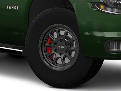 Black Rhino Chase Matte Black 6-Lug Wheel; 17x8.5; 0mm Offset (15-20 Tahoe)