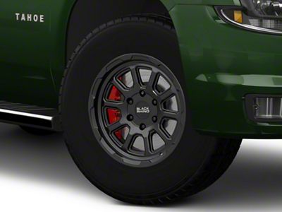 Black Rhino Chase Matte Black 6-Lug Wheel; 18x9; 12mm Offset (15-20 Tahoe)