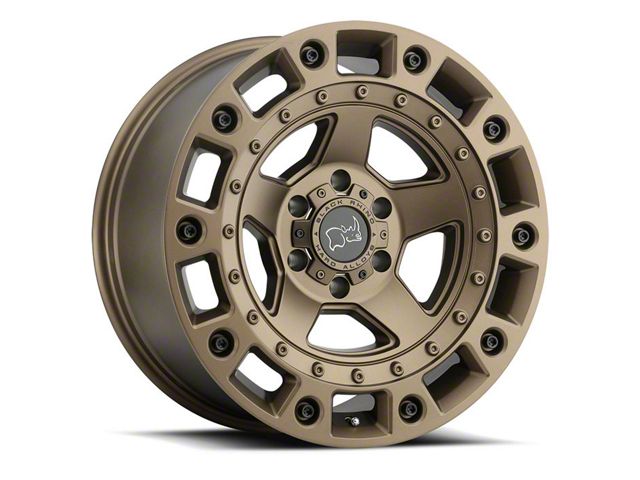 Black Rhino Cinco Bronze with Black Bolts 6-Lug Wheel; 17x9.5; 12mm Offset (15-20 Tahoe)